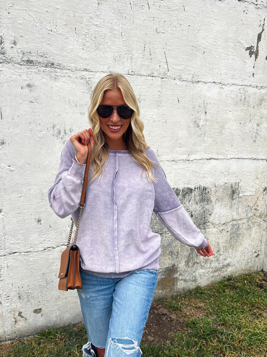 PREORDER - girlie lavender pullover