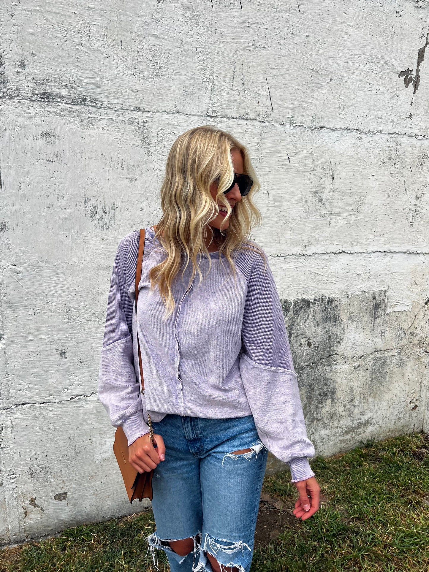 PREORDER - girlie lavender pullover