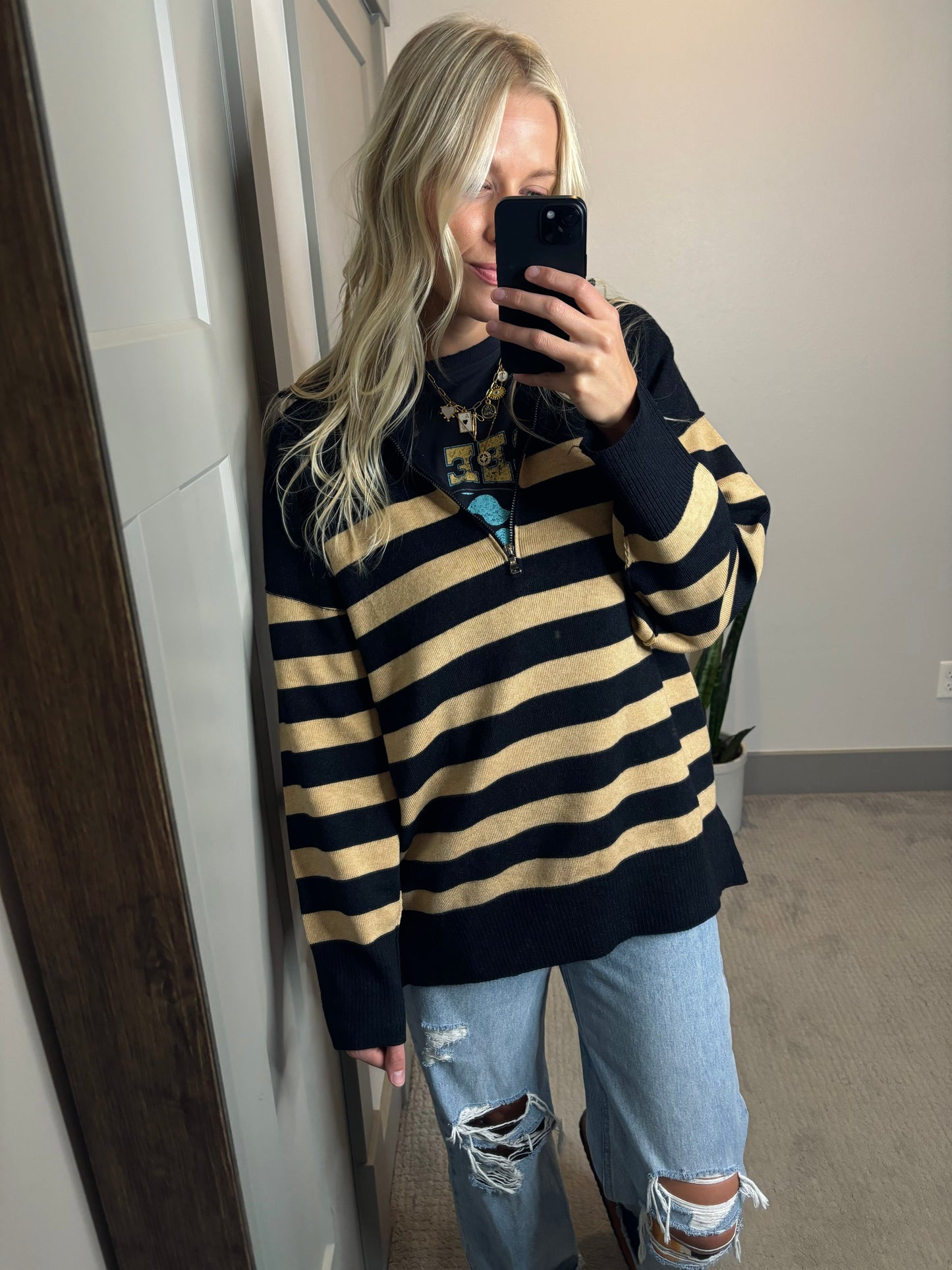 PREORDER- good day striped pullover