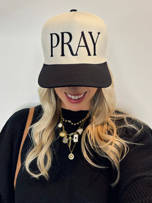 pray hat black