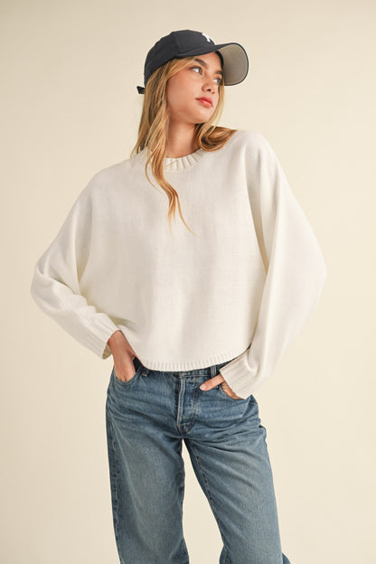 ellie girl sweater - off white