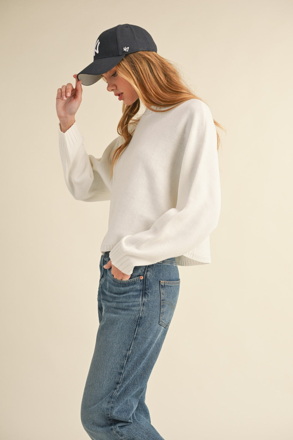 ellie girl sweater - off white