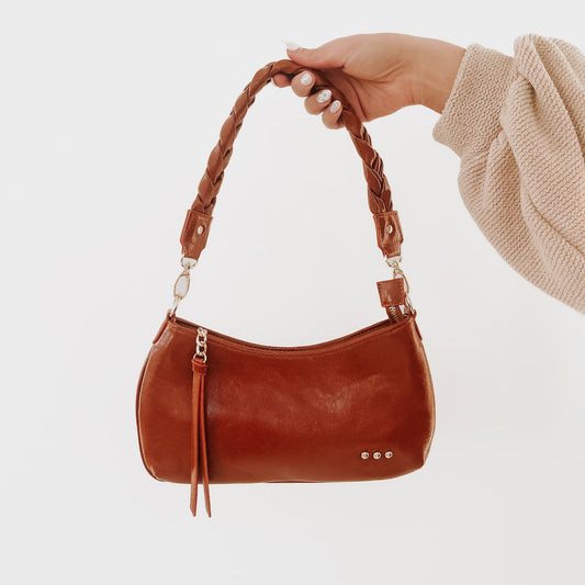 natalia braided vegan leather crossbody & shoulder bag